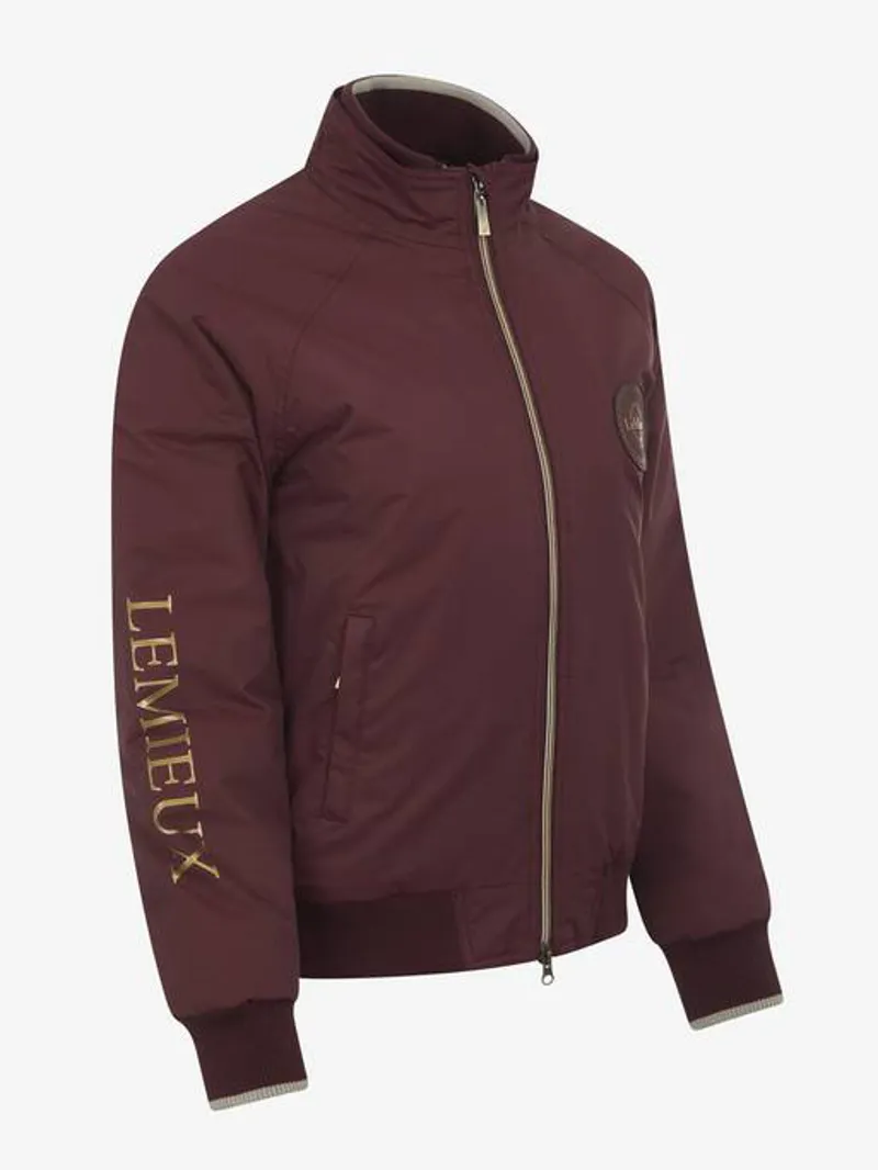LeMieux Elite Crew Jacket Ladies in Burgundy-1